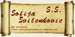 Sofija Svilenković vizit kartica